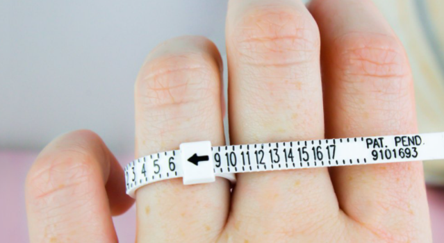 online ring sizer - ring size guide
