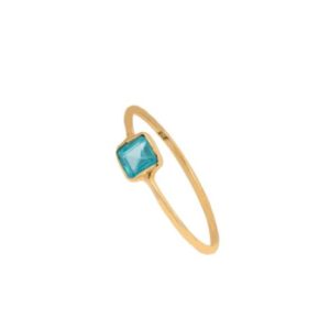 blue stone stack ring