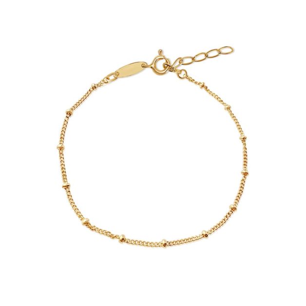 Gold Ball Chain Bracelet - FrancescaDotJewellery