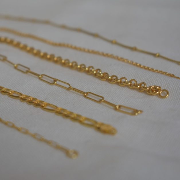gold plated womens chains 